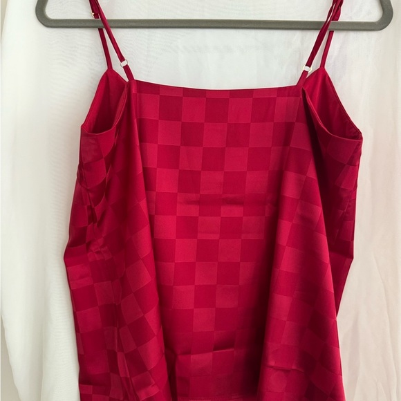 Excellent Condition Show Me Your MuMu Red Checkered Camisole Size Small - Picture 3 of 8